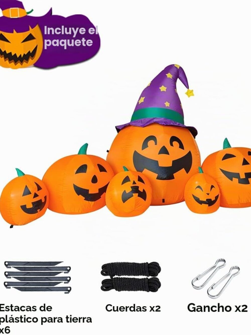 Poptrend Inflatable Halloween Decorations, 8.2ft Inflatable - Picture 4 of 7